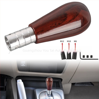 Ručka mjenjača s drvenim uzorkom i aluminijskom legurom; Marka: Yutai; Model: Wood grain gear head; Kompatibilnost: opći modeli; Privatna oznaka dopuštena.