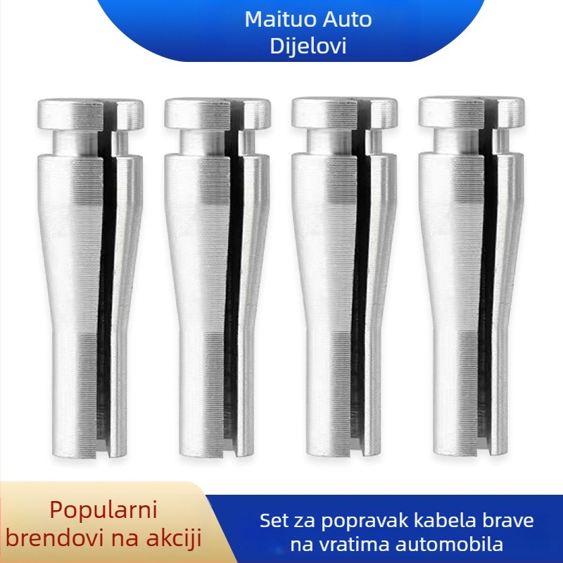 Set za popravak kabla za zaključavanje stražnjih vrata kabine za Ford F-150/250/350, model MT2470101, 4-dijelni set, mogućnost prilagodbe