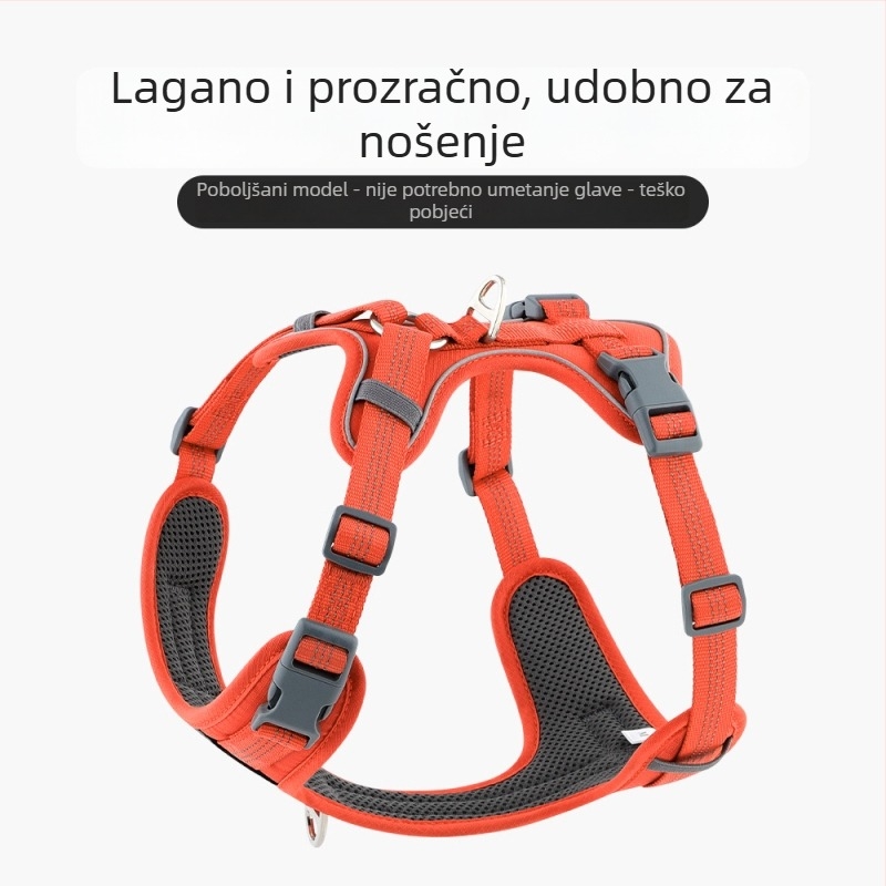 Mrežasti prsni naramenjak za male pse – prsluk-stil, Cool marka, Guangdong podrijetlo, prilagodljivo pakiranje