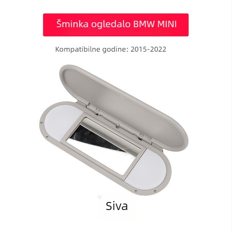 OUKACHI Ogledalo za šminku u viziru BMW Mini F55/F56/F60 (2015-2022)