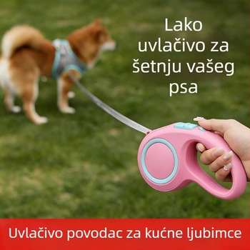 Pengyi Povratno vodilo za pse – ABS materijal, vodilica s prstenom, dizajn protiv bijega