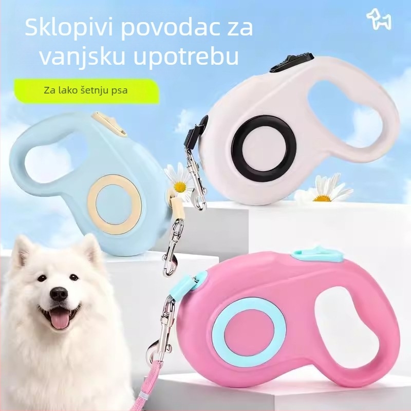 Pengyi Povratno vodilo za pse – ABS materijal, vodilica s prstenom, dizajn protiv bijega