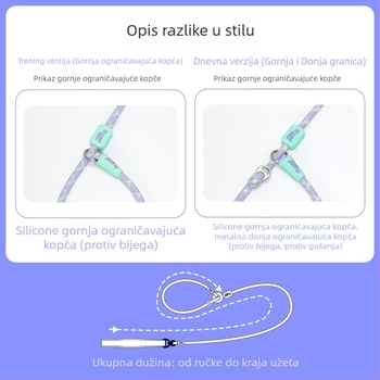 COOLPETS Povlačno uže za pse – Poliester, Neproširivo (Brand: COOLPETS; Materijal: Poliester; Proširivo: Ne)