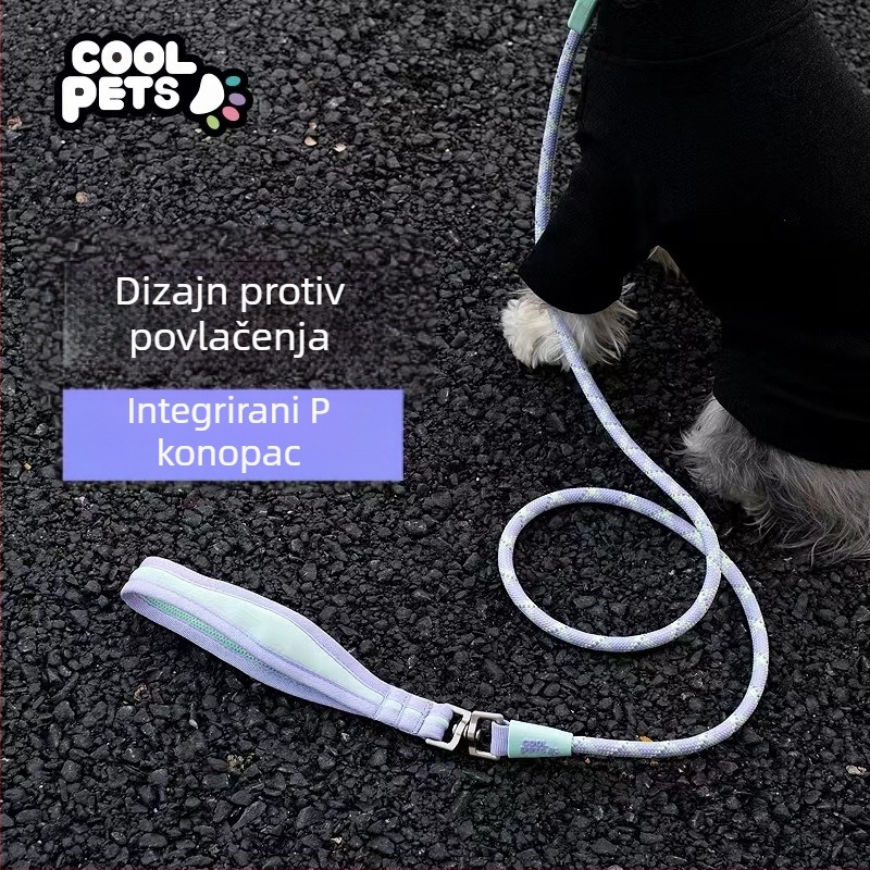 COOLPETS Povlačno uže za pse – Poliester, Neproširivo (Brand: COOLPETS; Materijal: Poliester; Proširivo: Ne)
