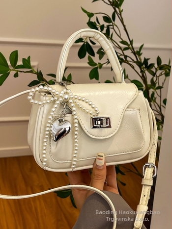 Crossbody torba (PU materijal, gradski minimalistički stil, kvadratnog oblika, zatvaranje kopčom, unutarnja džep sa zipom i džep za telefon)