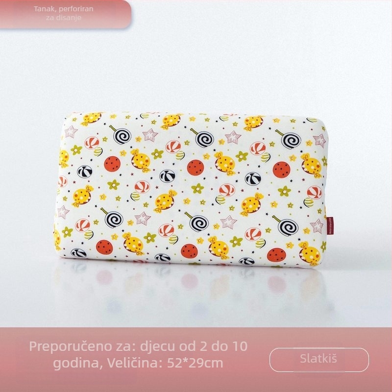 Jastuk od memorijske pjene za djecu i bebe, pravokutnog oblika, 1–2 kg, potpora vrata