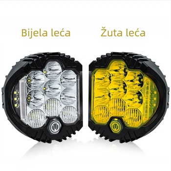 LED radna svjetiljka za terenska vozila s trostranim osvjetljenjem, univerzalna kompatibilnost, 9-36V, 4000 lm