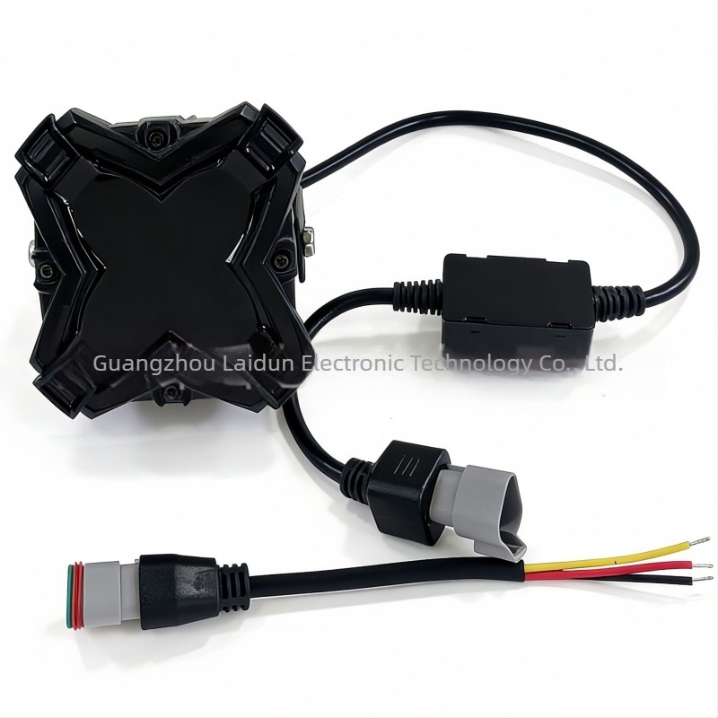 Laidun 120W kvadratni LED reflektor, aluminijsko kućište, fokusni snop, IP68, 28.000 lm, 9-36V, 50.000 h