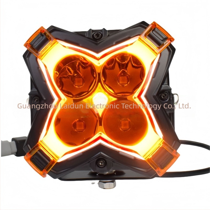 Laidun 120W kvadratni LED reflektor, aluminijsko kućište, fokusni snop, IP68, 28.000 lm, 9-36V, 50.000 h