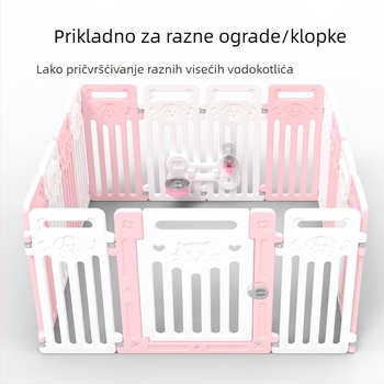 Viseći napajač vode za pse u kućici, plastični, automatska ishrana, sprječava prosipanje, kompatibilan s kućicama