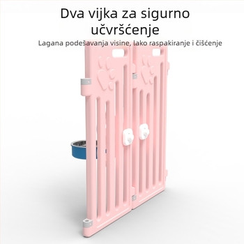 Viseći napajač vode za pse u kućici, plastični, automatska ishrana, sprječava prosipanje, kompatibilan s kućicama