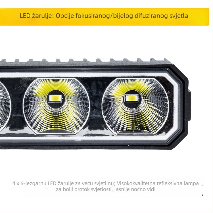 Off-road gril-reflektor, 80W, DC12-60V, model ZS-5310