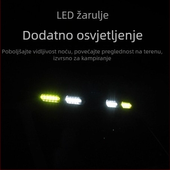 Reflektor za krov u okviru za prtljagu — Kompatibilan s Prado LC250, Haval H9, Raptor, Jietu Traveler, Shanhai T2; Marka: Danyang Deliang