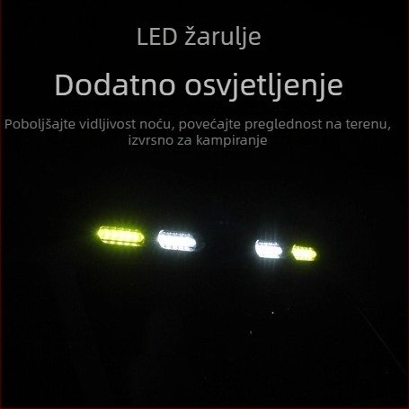 Reflektor za krov u okviru za prtljagu — Kompatibilan s Prado LC250, Haval H9, Raptor, Jietu Traveler, Shanhai T2; Marka: Danyang Deliang