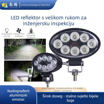 LED svjetlo za kabinu traktora, široko vidljivo polje, 24W, DC12-60V, 1040 lm, 6000-6500K