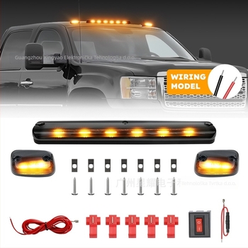 LED svjetla za krov pikapa, set od 3 komada, 12V, 2500LM, ABS+LED, 20W