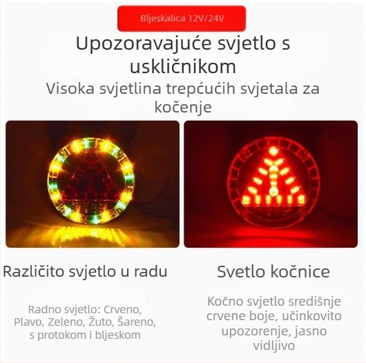Kamionska LED strobo svjetla 12-24V, stražnje svjetlo i bočno svjetlo, antifog za prikolicu