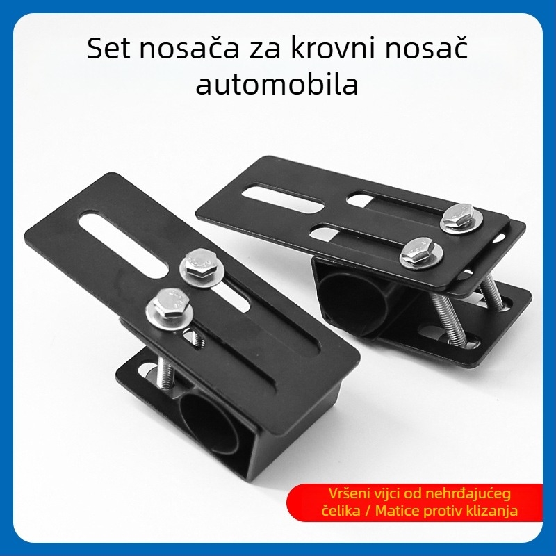 Klip za pričvršćivanje nosača prtljage na krovu uz držač svjetla za SUV – snap-on ugradnja, 5W, prilagodljivo obradivanje