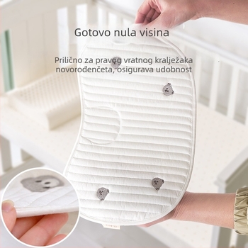 Jastuk za bebe, čista pamuk, crtani dizajn, za novorođenčad 0–1 godine, proljeće 2023