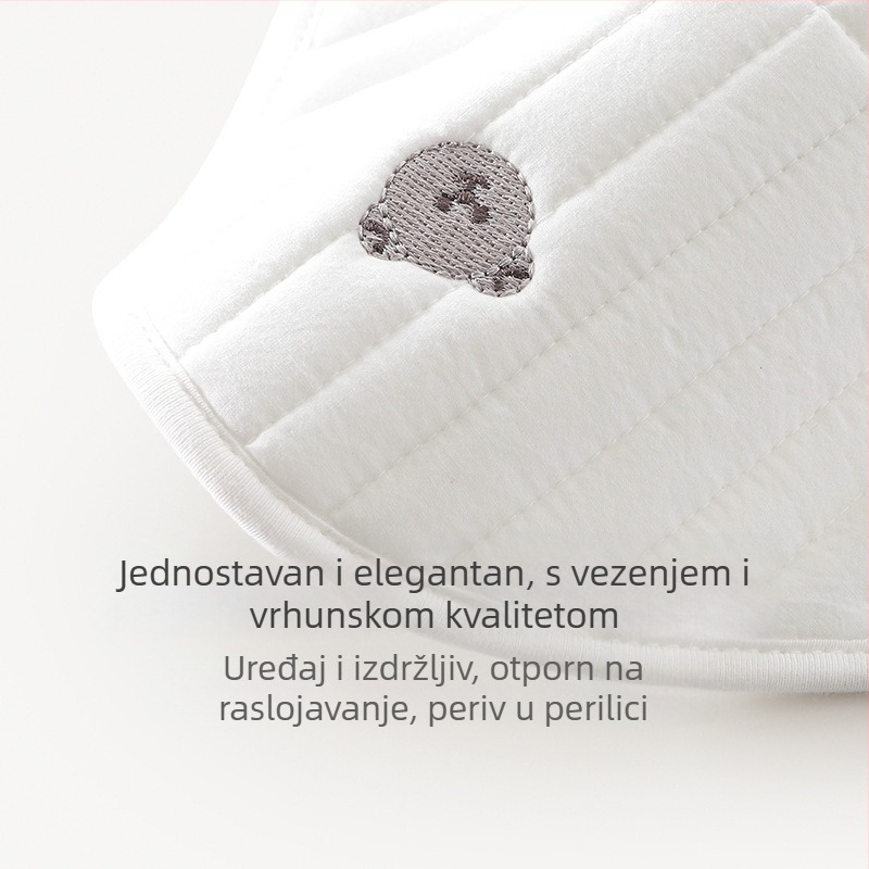 Jastuk za bebe, čista pamuk, crtani dizajn, za novorođenčad 0–1 godine, proljeće 2023