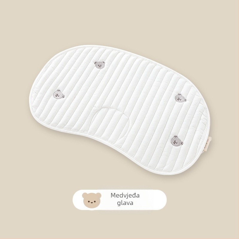 Jastuk za bebe, čista pamuk, crtani dizajn, za novorođenčad 0–1 godine, proljeće 2023