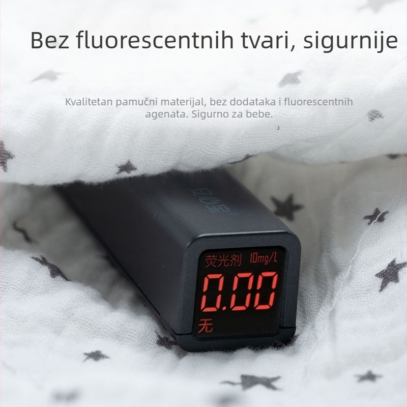 Novorođenački prekrivač i uvijanje, 95% pamuk, jednofarbna, šifra Hh-zb01, Honghai Textile