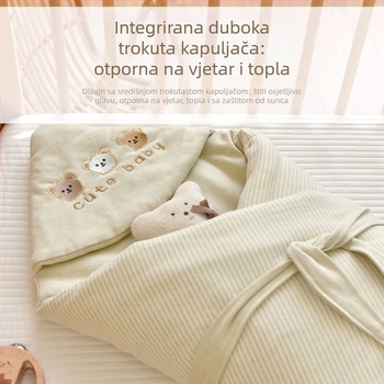 Dječja deka od čiste pamuka, polyester punjenje, jesen-zima, za novorođenčad.