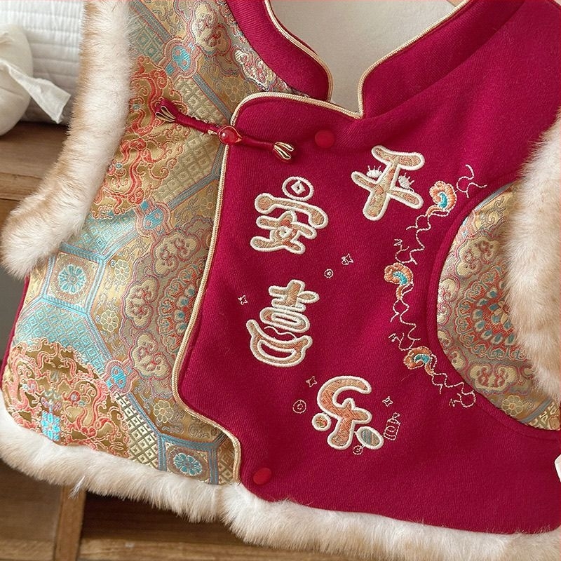 Dječja vest, kardigan u korejskom stilu, zima 2025, za djecu 3–8 godina, vanjski materijal 30% poliester s punilom od pamuka