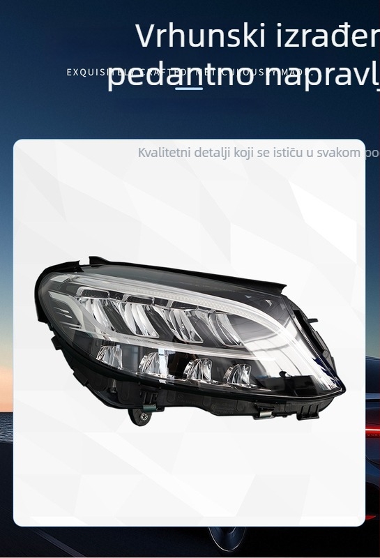 Prednja svjetla za Mercedes-Benz W205 C300 (LED, 12V, 12W, kućište PC, 2017-2021)