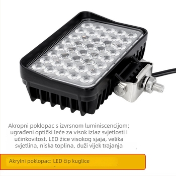 LED radna svjetla za ekskavatore i građevinske strojeve — 80W, 12V, aluminijska legura, model ZS-1582, otporno na udarce