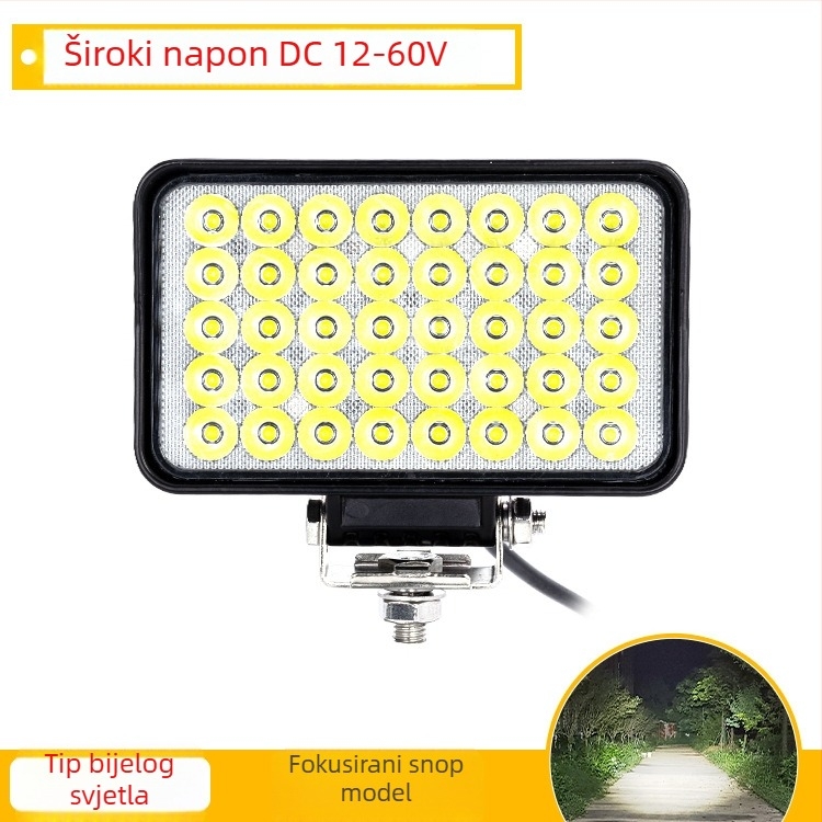 LED radna svjetla za ekskavatore i građevinske strojeve — 80W, 12V, aluminijska legura, model ZS-1582, otporno na udarce