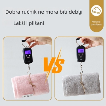 Kanghao Ručnik za lice od 100% pamuka, ravna tkanina, 80-100 g, za bebe i odrasle