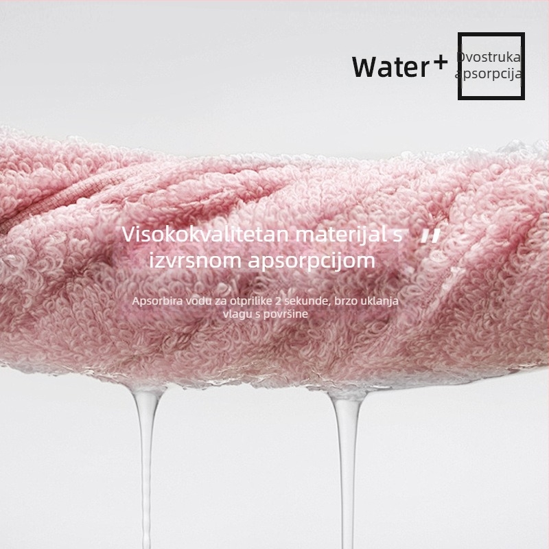 Kanghao Ručnik za lice od 100% pamuka, ravna tkanina, 80-100 g, za bebe i odrasle