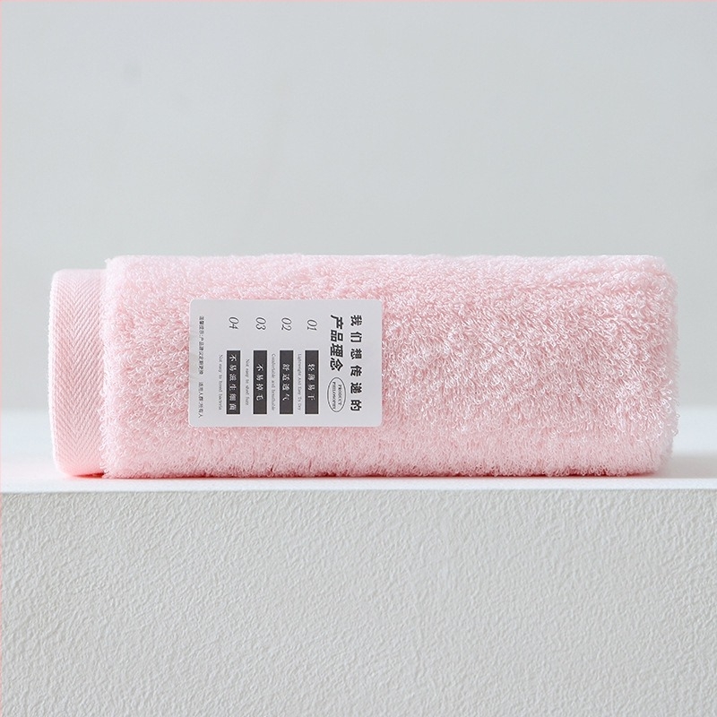 Kanghao Ručnik za lice od 100% pamuka, ravna tkanina, 80-100 g, za bebe i odrasle