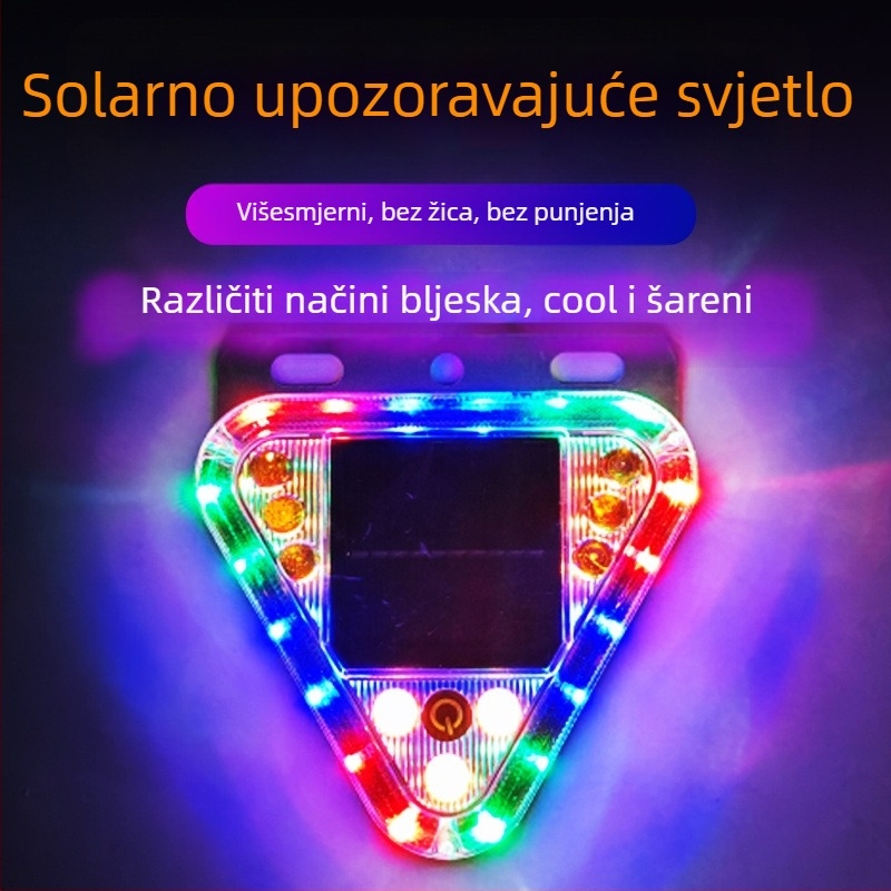 Solarni strob svjetlo za kamione – magnetno pričvršćivanje, ugradnja bez alata