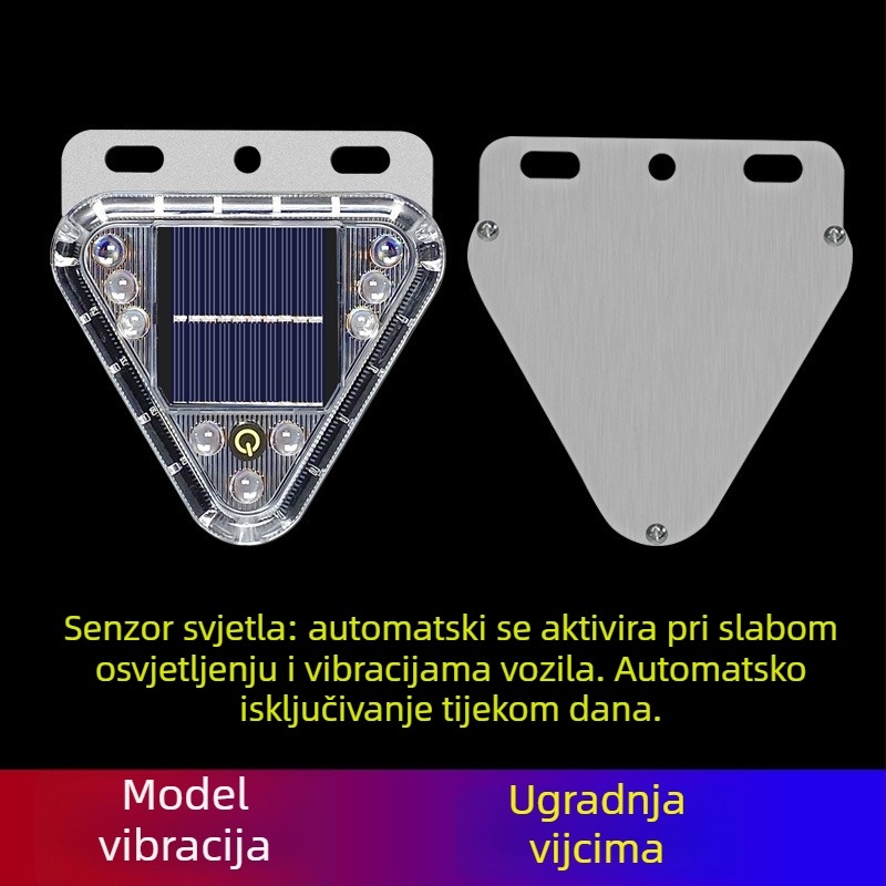 Solarni strob svjetlo za kamione – magnetno pričvršćivanje, ugradnja bez alata