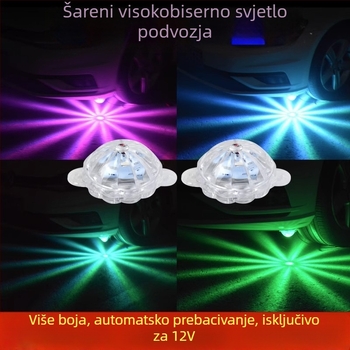 LED dekorativno svjetlo za šasiju automobila - 8W, 12V, ABS, vodootporno, model R02