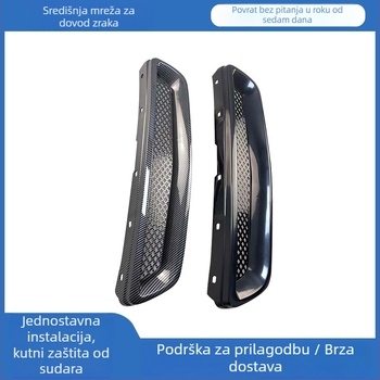 ABS plastična rešetka za Honda Civic 96-98, montaža na branik, mrežica za dovod zraka Hua Xuan Auto Parts