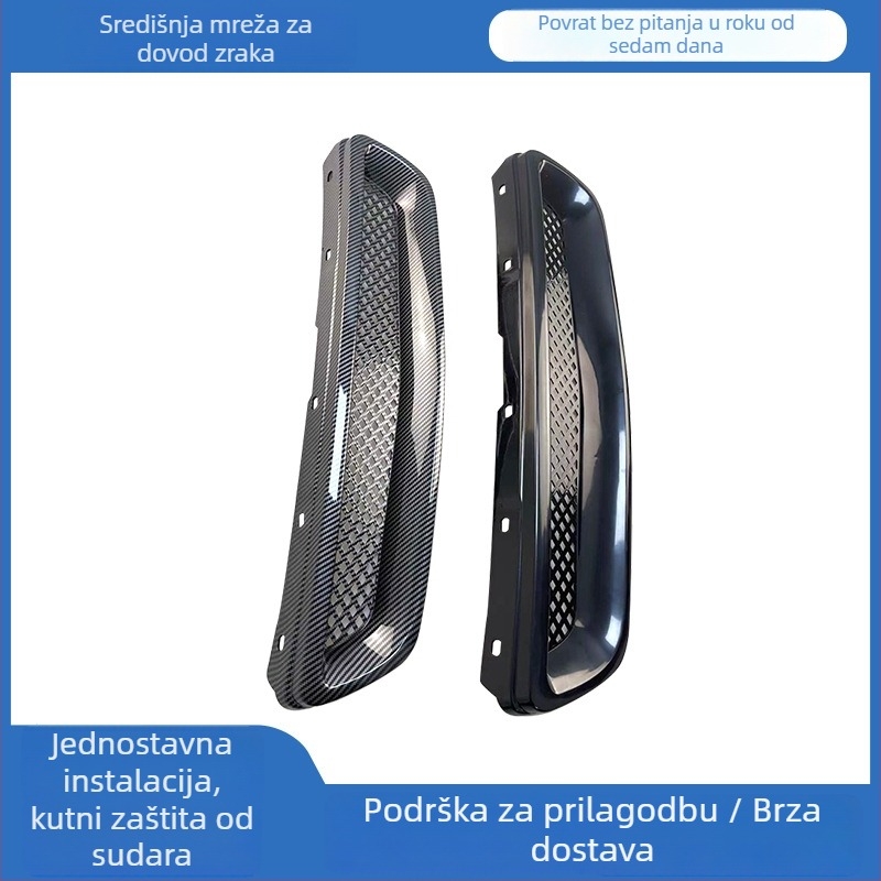ABS plastična rešetka za Honda Civic 96-98, montaža na branik, mrežica za dovod zraka Hua Xuan Auto Parts