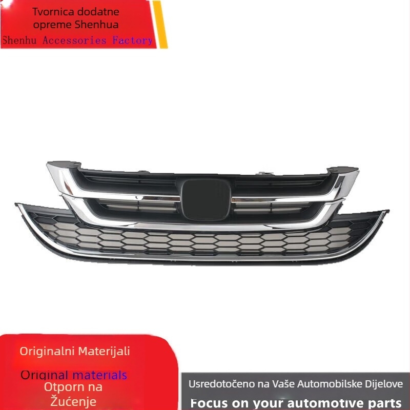 CR-V 2010-2011 Prednja mreža s mrežom i gornjim ukrasom, PC materijal