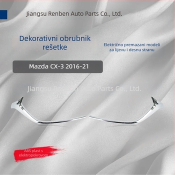 Mazda CX-3 2016–2021 kromirana središnja maska dekorativna traka od ABS plastike
