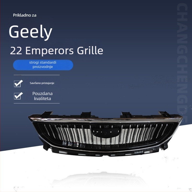 Geely Emgrand prednja maska od ABS plastike, ugradnja u branik, kompatibilno s 22 Geely Emgrand modela, Model: Geely Emgrand, ručni mjenjač