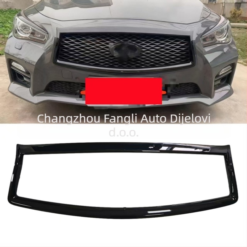 Dekorativni okvir rešetke s ljepilom za Infiniti Q50/Q50S/Q50L (ABS plastika, montaža na prednji branik, 2014–2022, 1,2 kg)