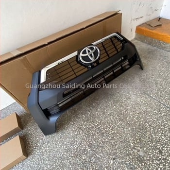 Prednja mrežasta gril za Toyota Hilux 2021 Rocco s kamerom, karbonska vlakna