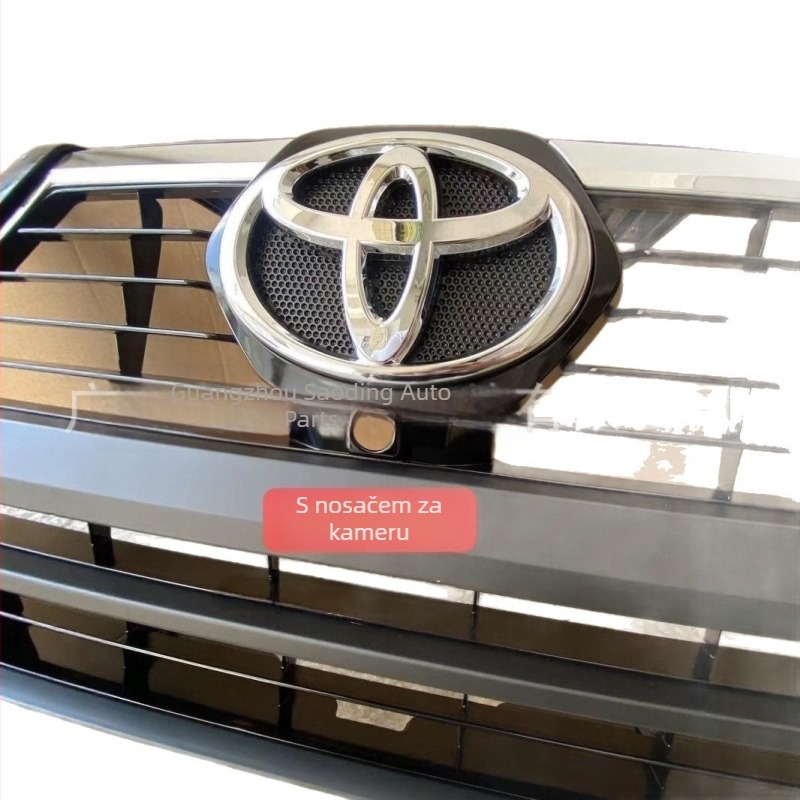 Prednja mrežasta gril za Toyota Hilux 2021 Rocco s kamerom, karbonska vlakna