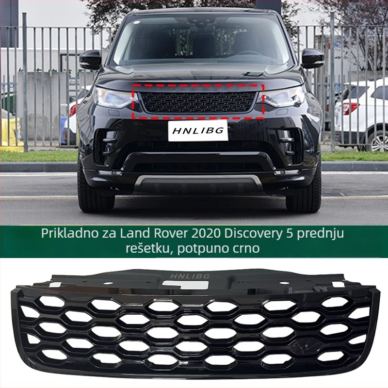 Prednja rešetka za Land Rover Discovery 5 (2020) - ABS plast; Ugradnja na branik; Dio broj LR142424; Godina modela 2020