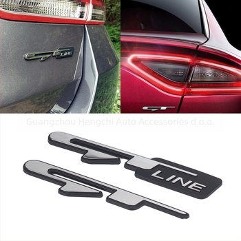 GT LINE automobilski logotip za KX5K3K4K5 | ABS plast | ugradnja na trup | dio br. 1022 | porijeklo Chenghai