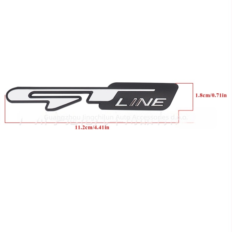 GT LINE automobilski logotip za KX5K3K4K5 | ABS plast | ugradnja na trup | dio br. 1022 | porijeklo Chenghai