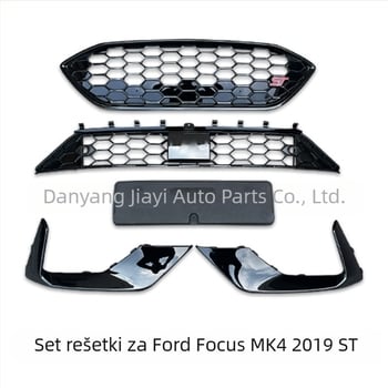 Ford Focus 2019-2020 MK4 ST Komplet okvira srednje rešetke – ABS plastika, ugradnja na branik