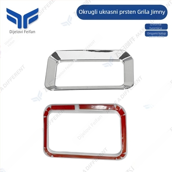 Dekorativni poklopac prednje rešetke za Suzuki Jimny JB64W/JB74, ABS plastika, ugradnja u srednju rešetku, 2019-2024, Feifan